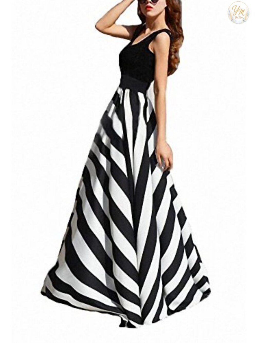 Chiffon Floor Length Maxi Skirt High Waist Beach Casual